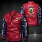 Northampton Saints Leather Bomber Jacket