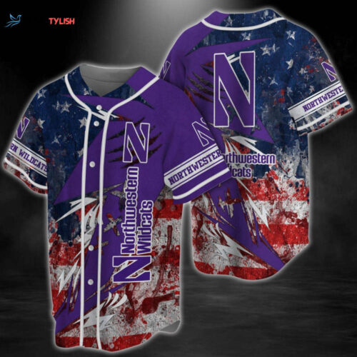 Northwestern Wildcats Baseball Jersey