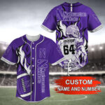 Northwestern Wildcats Baseball Jersey Personalized 2023