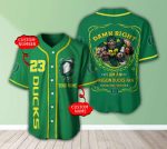 Oregon Ducks Personalized Baseball Jersey Gift for Men Dad
