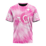 Ottawa Senators Special Pink Tie-Dye Unisex T-Shirt For Fans Gifts 2024