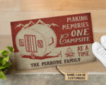 Personalized Camping One Campsite At A Time Customized Doormat