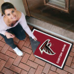 Personalized Custom Name Atlanta Falcons Doormat