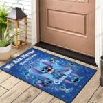 Personalized Custom Name We Are Never Too Old For Stitch Doormat