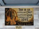 Personalized Guitar This Is Us Customized Doormat