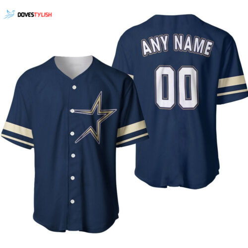 Personalized Houston Astros 00 Anyname 1997 Throwback Players Navy Jersey Inspired Style Gift For Houston Astros Fans Baseball Jersey Gift for Men Dad