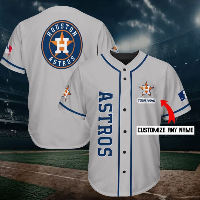 Personalized Houston Astros Baseball Jersey Custom Name For Fans