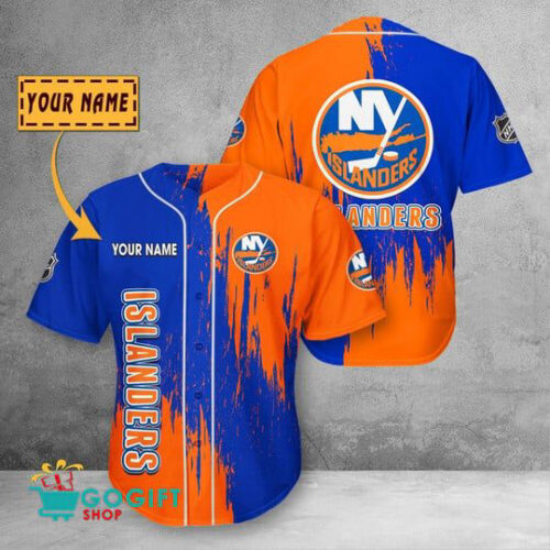 Personalized New York Islanders Baseball Jersey Custom For Fans