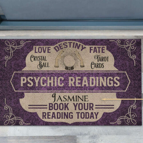 Personalized Tarot Psychic Reading Love Destiny Fate Customized Doormat