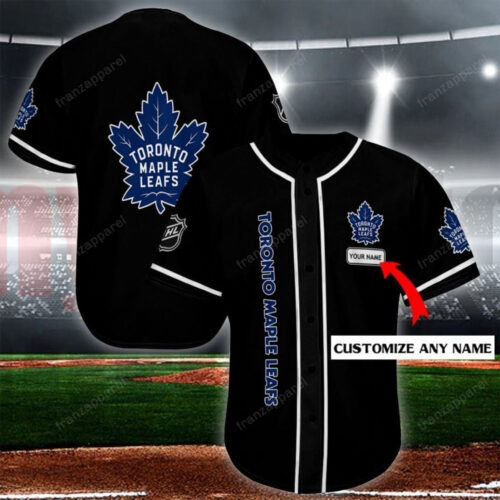 Personalized Toronto Maple Leafs Baseball Jersey Custom For Fans