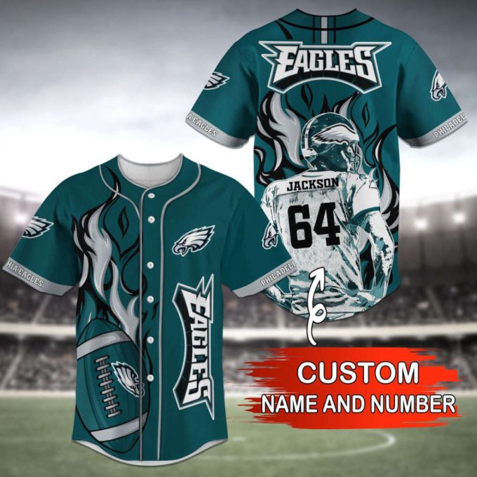 Philadelphia Eagles Baseball Jersey Personalized Trend 2023