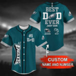 Philadelphia Eagles Personalized Baseball Jersey