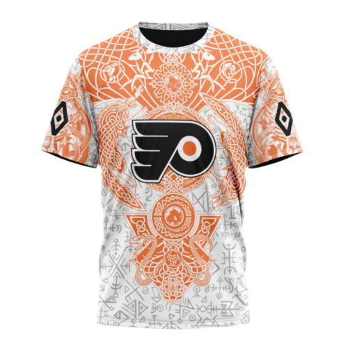 Philadelphia Flyers Special Norse Viking Symbols Unisex T-Shirt For Fans Gifts 2024