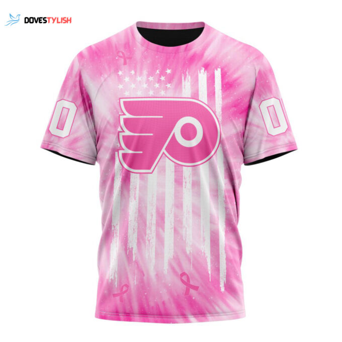 Philadelphia Flyers Special Pink Tie-Dye Unisex T-Shirt For Fans Gifts 2024