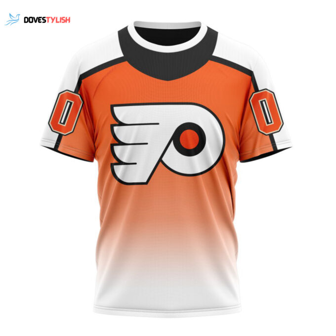 Philadelphia Flyers Special Retro Gradient Design Unisex T-Shirt For Fans Gifts 2024