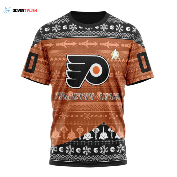 Philadelphia Flyers Special Star Trek Design Unisex T-Shirt For Fans Gifts 2024