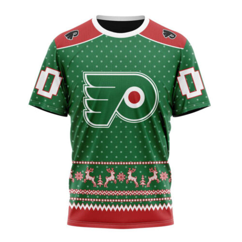 Philadelphia Flyers Special Ugly Christmas Unisex T-Shirt For Fans Gifts 2024