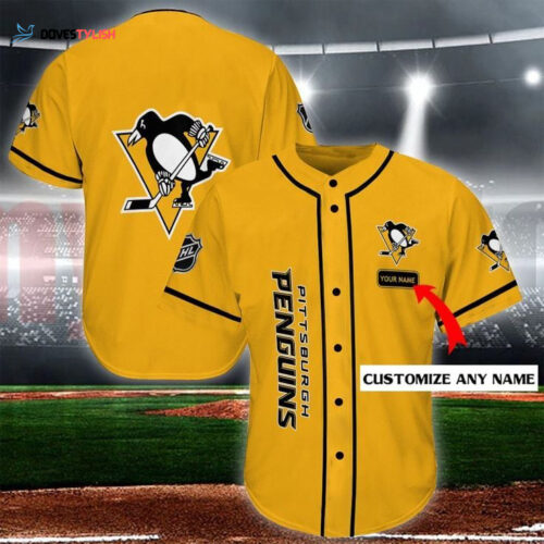 Pittsburgh Penguins Baseball Jersey
