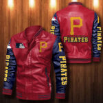 Pittsburgh Pirates Leather Bomber Jacket