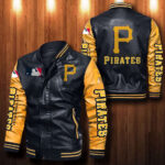 Pittsburgh Pirates Leather Bomber Jacket