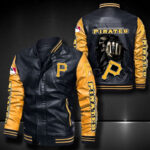 Pittsburgh Pirates Leather Bomber Jacket