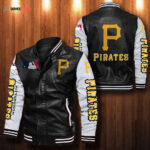 Pittsburgh Pirates Leather Bomber Jacket