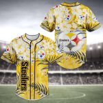 Pittsburgh Steelers Baseball Jersey Personalized Gift for Fans