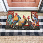 Rooster Doormat TD