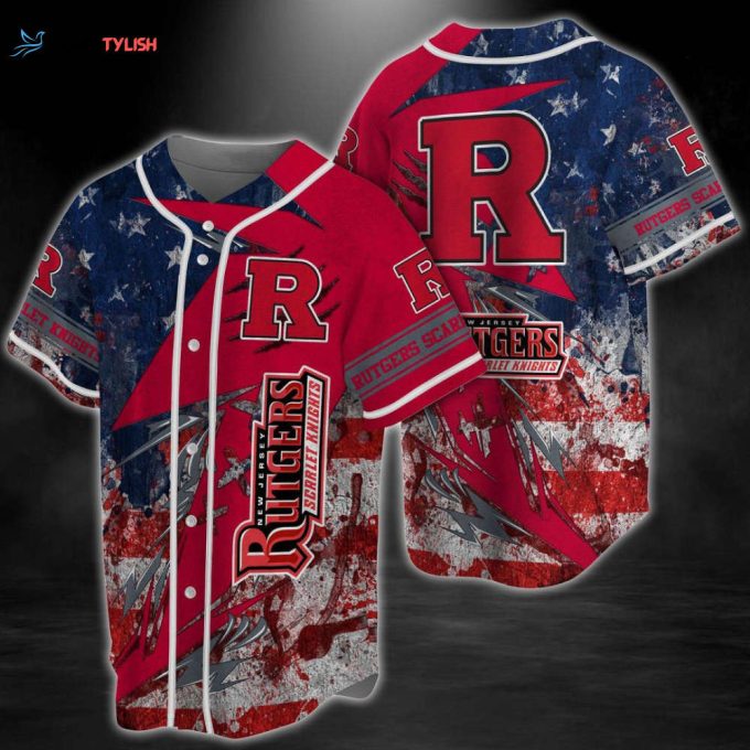 Rutgers Scarlet Knights Baseball Jersey