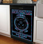 Salem sanctuary for wayward cats Doormat Halloween Gift Home Decor HN