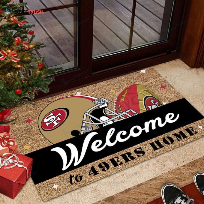 San Francisco 49ers Doormat Home Decor 2024