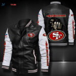 San Francisco 49ers Leather Bomber Jacket