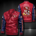 San Francisco 49ers Leather Bomber Jacket