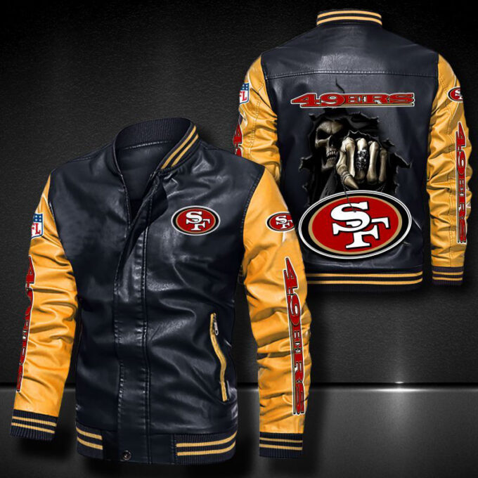 San Francisco 49ers Leather Bomber Jacket