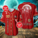 San Francisco 49ers Personalized Baseball Jersey