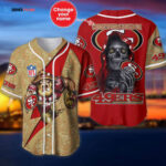 San Francisco 49ers Personalized Baseball Jersey