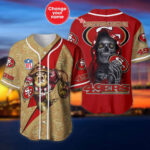 San Francisco 49ers Personalized Baseball Jersey