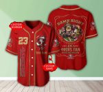 San Francisco 49ers Personalized Baseball Jersey Gift for Men Dad