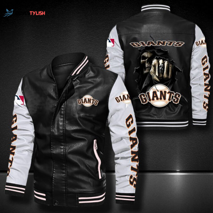 San Francisco Giants Leather Bomber Jacket