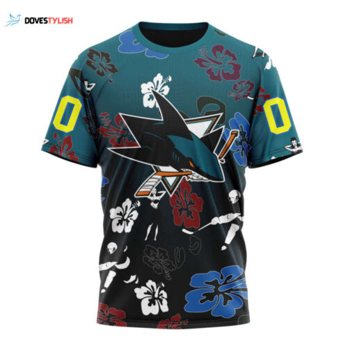San Jose Sharks Special Black Hockey Fights Cancer Unisex T-Shirt For Fans Gifts 2024