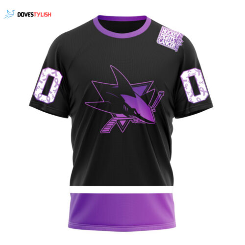 San Jose Sharks Hawaiian Style Designs Unisex T-Shirt For Fans Gifts 2024