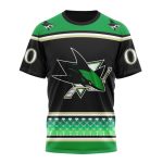 San Jose Sharks Specialized Hockey Celebrate St Patrick’s Day Unisex T-Shirt For Fans Gifts 2024