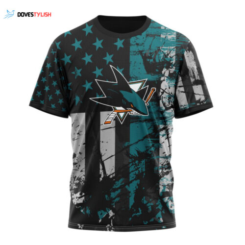 San Jose Sharks Specialized Jersey Hockey For Jurassic World Unisex T-Shirt For Fans Gifts 2024