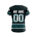 San Jose Sharks Specialized Native With Samoa Culture Unisex T-Shirt For Fans Gifts 2024
