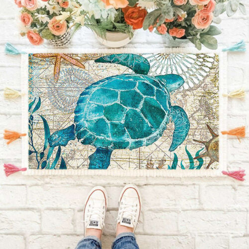 Sea Turtle – Doormat | Welcome Mat | House Warming Gift