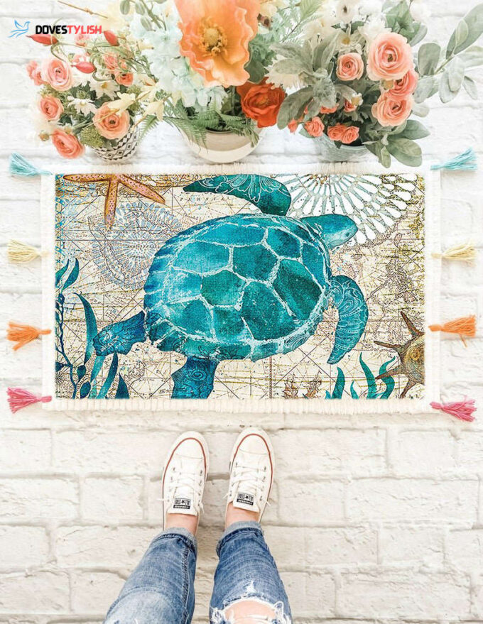 Sea Turtle – Doormat | Welcome Mat | House Warming Gift