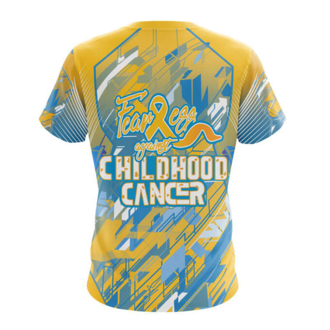 Seattle Kraken Fearless Against Childhood Cancers Unisex T-Shirt For Fans Gifts 2024