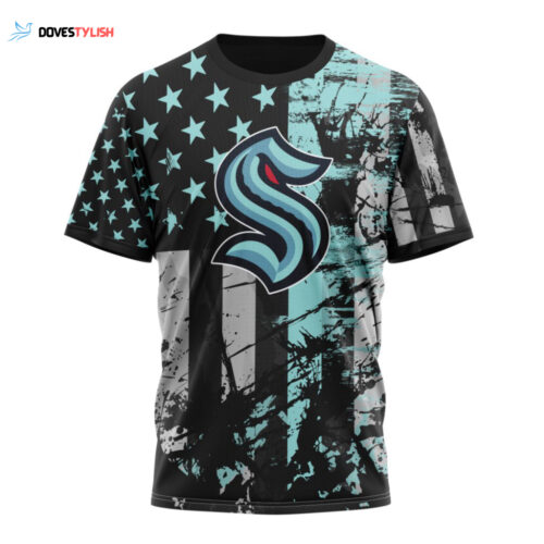 Seattle Kraken Specialized Jersey For America Unisex T-Shirt For Fans Gifts 2024