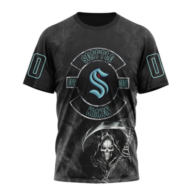 Seattle Kraken Specialized Kits For Rock Night Unisex T-Shirt For Fans Gifts 2024
