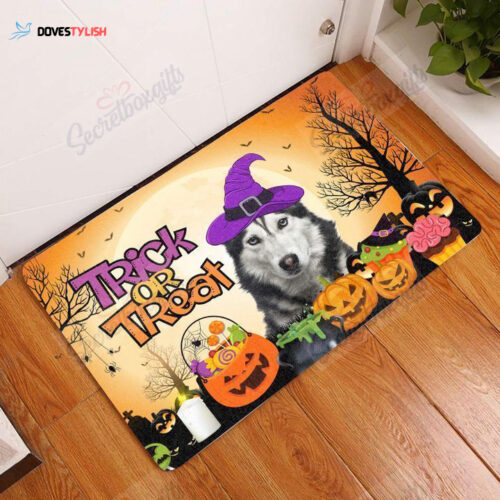 Siberian Husky Halloween Home Decor 2024CL Doormat